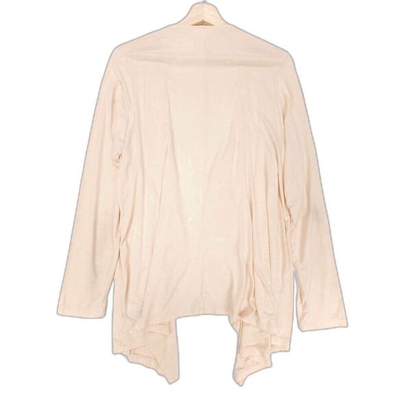 TORRID Super Soft Waterfall Cardigan Draped Open Front Sweater Sand Plus Size 1X - Picture 5 of 10